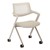 Recycled Resin Nesting Fabric Chair w/ Wheels