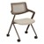 Recycled Resin Nesting Fabric Chair w/ Wheels