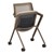 Recycled Resin Nesting Fabric Chair w/ Wheels