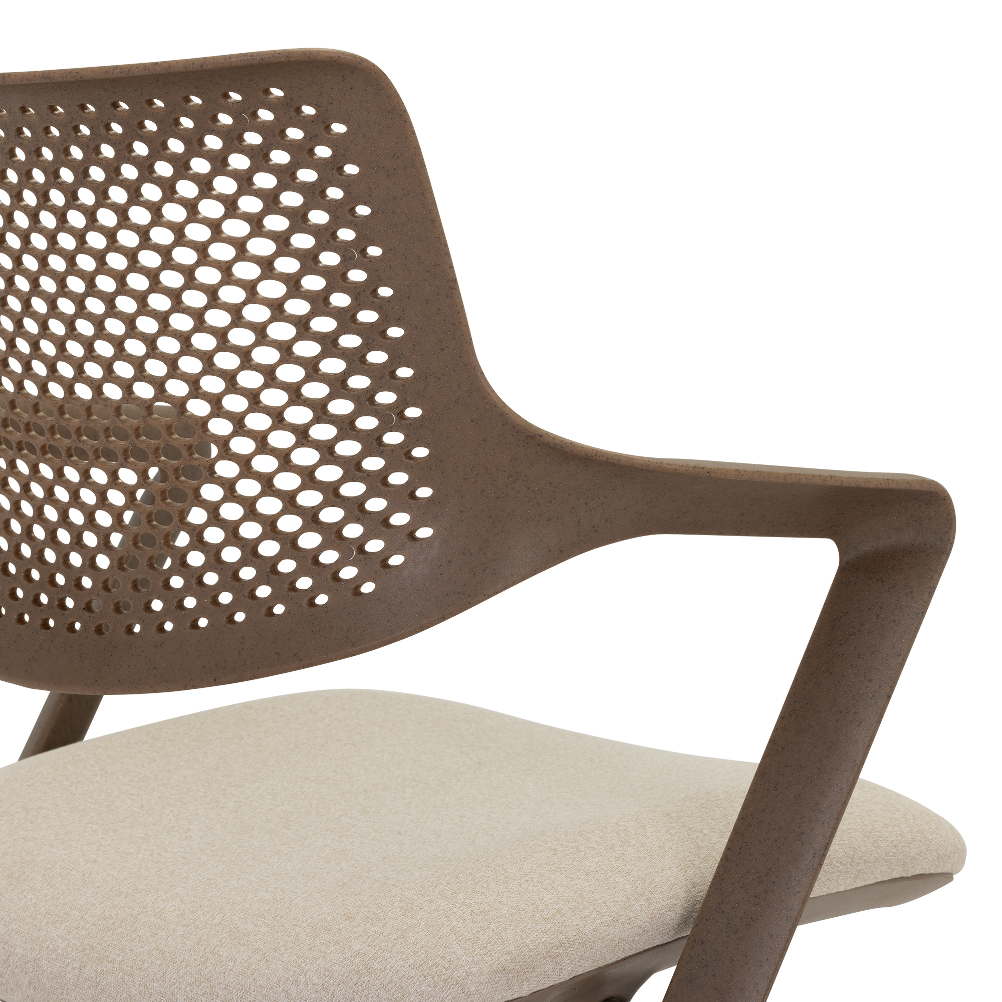 Recycled Resin Nesting Fabric Chair w/ Wheels
