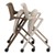Recycled Resin Nesting Fabric Chair w/ Wheels