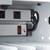 Shapes Series 12-Device Wall-Mount Chromebook, Laptop and Tablet Charging Cabinet - Power Strips