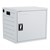 Shapes Series 12-Device Wall-Mount Chromebook, Laptop and Tablet Charging Cabinet - Closed