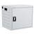Shapes Series 12-Device Wall-Mount Chromebook, Laptop and Tablet Charging Cabinet - Closed