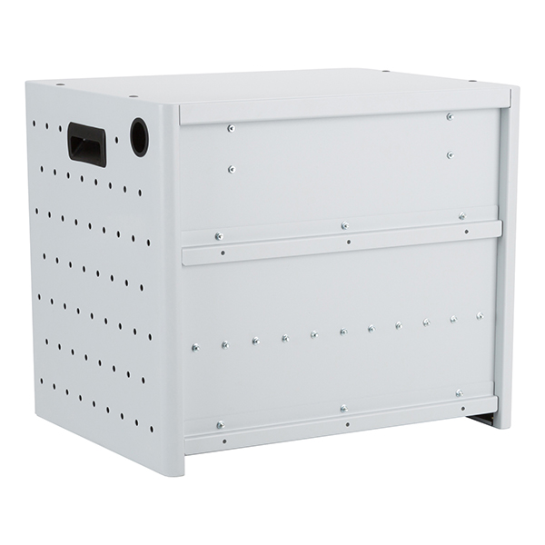 Shapes Series 12-Device Wall-Mount Chromebook, Laptop and Tablet Charging Cabinet - Back