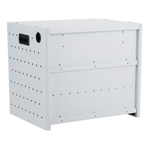Shapes Series 12-Device Wall-Mount Chromebook, Laptop and Tablet Charging Cabinet - Back