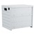 Shapes Series 12-Device Wall-Mount Chromebook, Laptop and Tablet Charging Cabinet - Back
