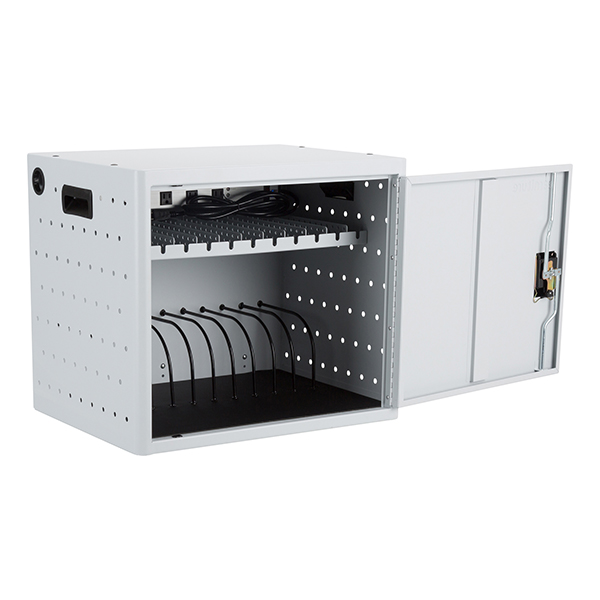 Shapes Series 12-Device Wall-Mount Chromebook, Laptop and Tablet Charging Cabinet