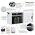 Shapes Series 12-Device Wall-Mount Chromebook, Laptop and Tablet Charging Cabinet - Features