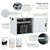Shapes Series 12-Device Wall-Mount Chromebook, Laptop and Tablet Charging Cabinet - Features