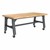 Ideate Series A-Frame Table w/ Butcher Block Top (31" H) - Graphite