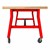 Ideate Series A-Frame Table w/ Butcher Block Top (31" H) - Side