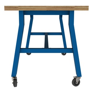 Ideate Series A-Frame Table w/ Butcherblock Top (37" H) - Side