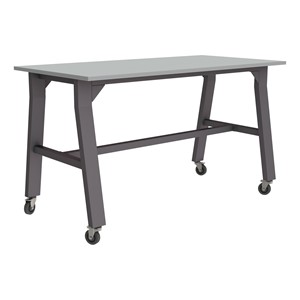 Ideate Series A-Frame Table w/ Laminate Top (42" H) - Graphite