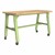 Ideate Series A-Frame Table w/ Butcherblock Top (43" H) - Green Apple
