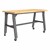 Ideate Series A-Frame Table w/ Butcherblock Top (43" H) - Graphite