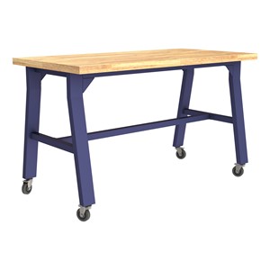 Ideate Series A-Frame Table w/ Butcherblock Top