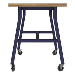 Ideate Series A-Frame Table w/ Butcherblock Top - Side