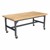 Industrial Table w/ Butcher Block Top - Graphite