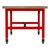 Ideate Series Industrial Table w/ Butcher Block Top - Side
