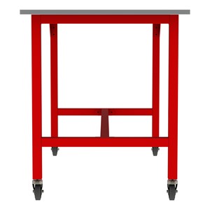 Ideate Series Industrial Table w/ Whiteboard Top - Side