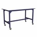 Ideate Series Industrial Table w/ Whiteboard Top (42" H) - Navy