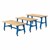 Ideate Series A-Frame Table w/ Butcherblock Top