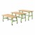 Ideate Series A-Frame Table w/ Butcher Block Tops
