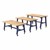 Ideate Series A-Frame Table w/ Butcherblock Top