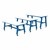 Ideate Series A-Frame Table w/ Whiteboard Top