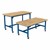 Industrial Table w/ Butcher Block Top