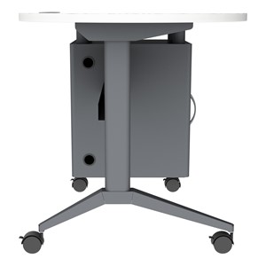Compact Mobile Teacher Desk (30" H) - Casters
