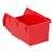 Red Polypropylene Bin - Back