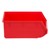Red Polypropylene Bin - Side