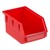 Medium Red Polypropylene Bin (5 1/2" W x 8 5/8" D x 5" H)