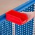Medium Red Polypropylene Bin (5 1/2" W x 8 5/8" D x 5" H)