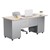 Modern Double Pedestal Teacher Desk (63.5" L)