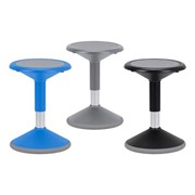 Adjustable-Height Active Stool w/ Flat Seat