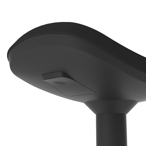 Adjustable-Height Active Stool w/ Saddle Seat
