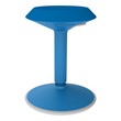 Adjustable-Height Active Stool w/ Upholstered Circular Seat
