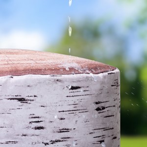 Outdoor/Indoor Floor Pouf - 14" W x 14" H