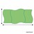 Shapes Series Rectangle Wave Collaborative Table - Grouped Footprint