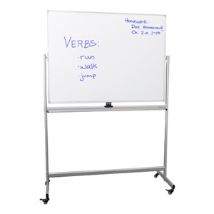 Double-Sided Mobile Magnetic Markerboard