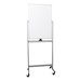 Double-Sided Mobile Magnetic Markerboard (3' W x 2' H)