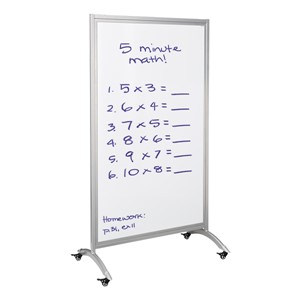 Mobile Magnetic Dry Erase Room Divider