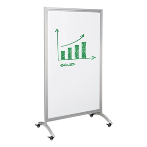 Mobile Magnetic Dry Erase Room Divider
