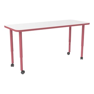 Accent Series Rectangle Collaborative Whiteboard Table