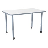 Accent Series Rectangle Collaborative Whiteboard Table