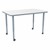 Accent Series Rectangle Collaborative Whiteboard Table