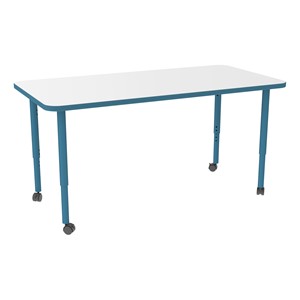 Accent Series Rectangle Collaborative Whiteboard Table (30" W x 60" L)